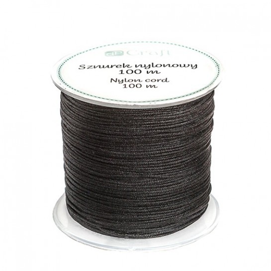 Nailoninė virvelė 8mm 100m juoda Nailoninė virvelė 8mm 100m juoda