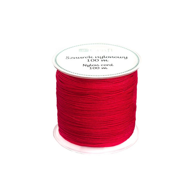 Nailoninė virvelė 8mm 100m raudona Nailoninė virvelė 8mm 100m raudona
