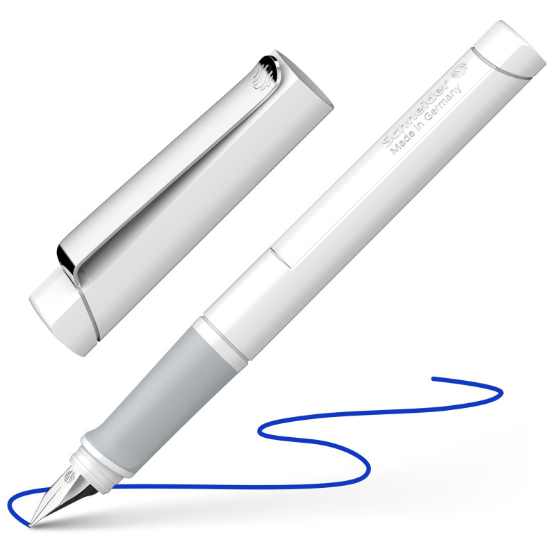 Plunksnakotis Base M iridium baltas