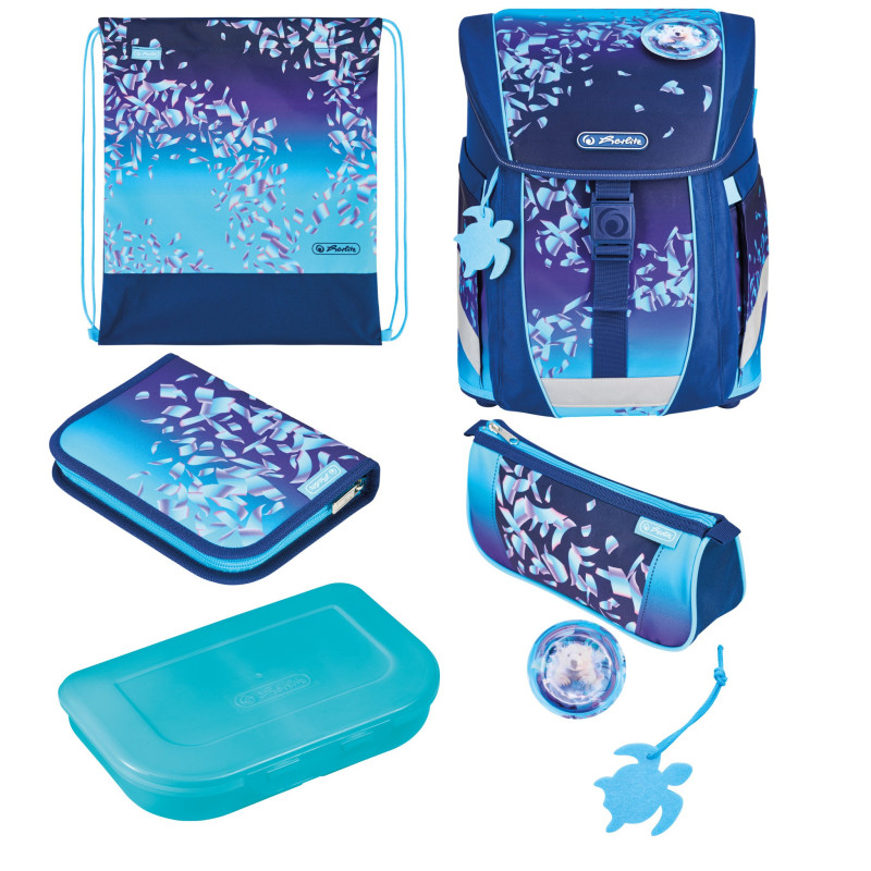 Kuprinė pradinukams FILO ACTIVE XL Blue Ice su priedais Kuprinė pradinukams FILO ACTIVE XL Blue Ice su priedais