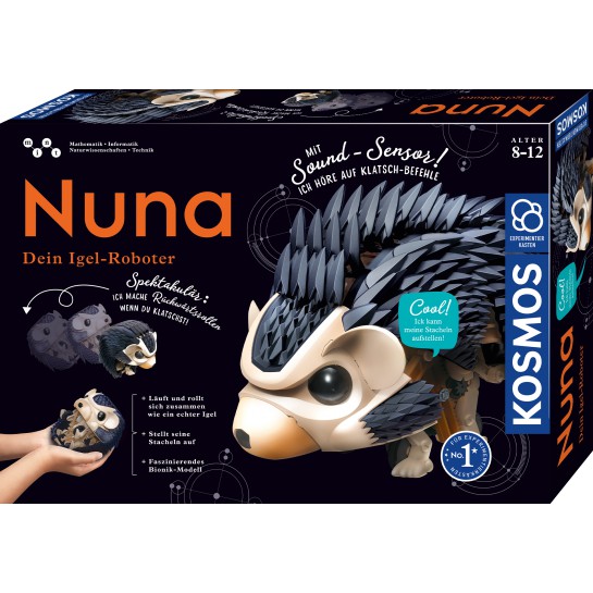Lavinamasis rinkinys NUNA Dein Igel - Roboter 8-12