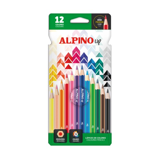 Pieštukai spalvoti ALPINO Jumbo 12sp