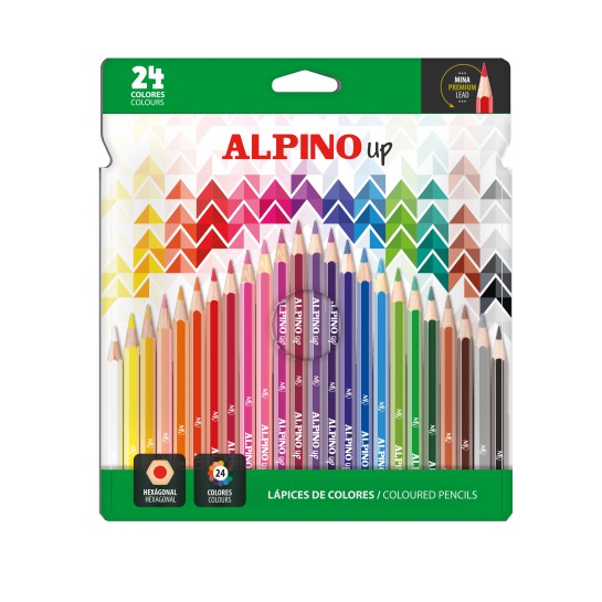 Pieštukai spalvoti ALPINO Jumbo 24sp