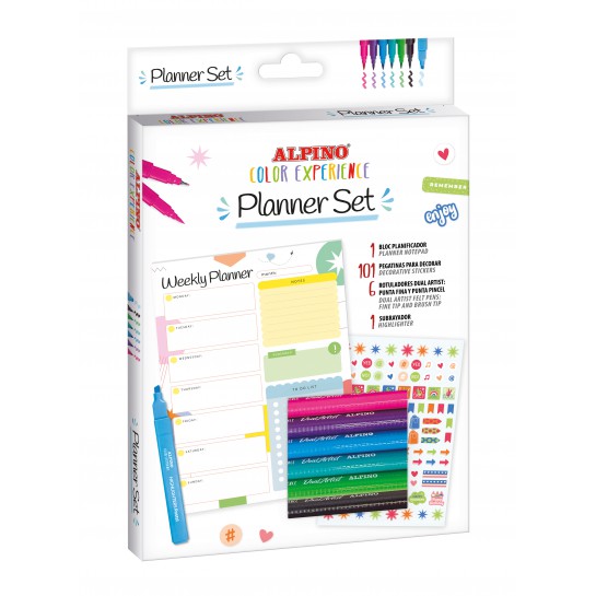 Rinkinys kūrybai ALPINO Color experience Planner Set