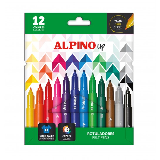 Flomasteriai ALPINO 12sp