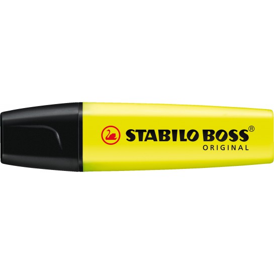 Teksto žymeklio papildymas STABILO BOSS geltonas