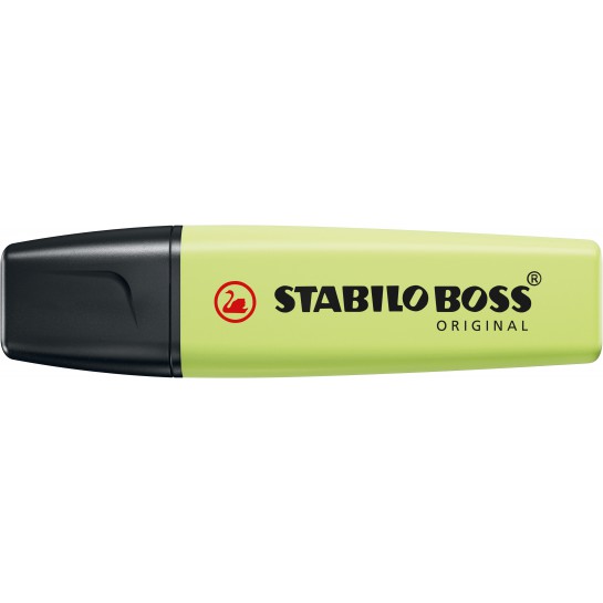Teksto žymeklis BOSS pastelinis laimo