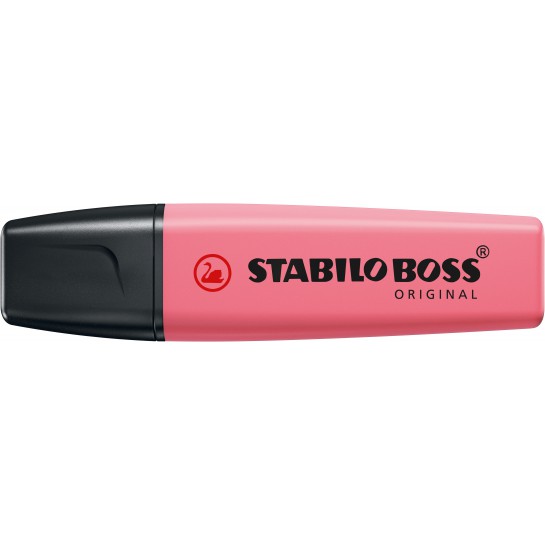 Teksto žymeklis BOSS pastelinis rausvas