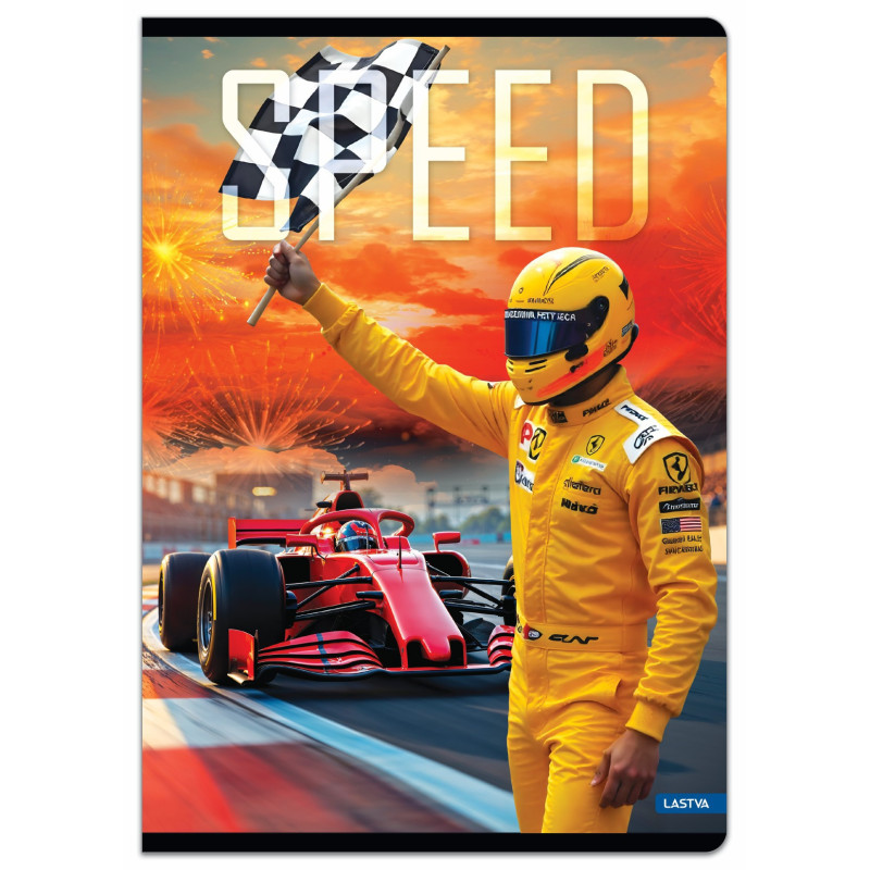 Sąsiuvinis A5 52lap 80g lang SPEED
