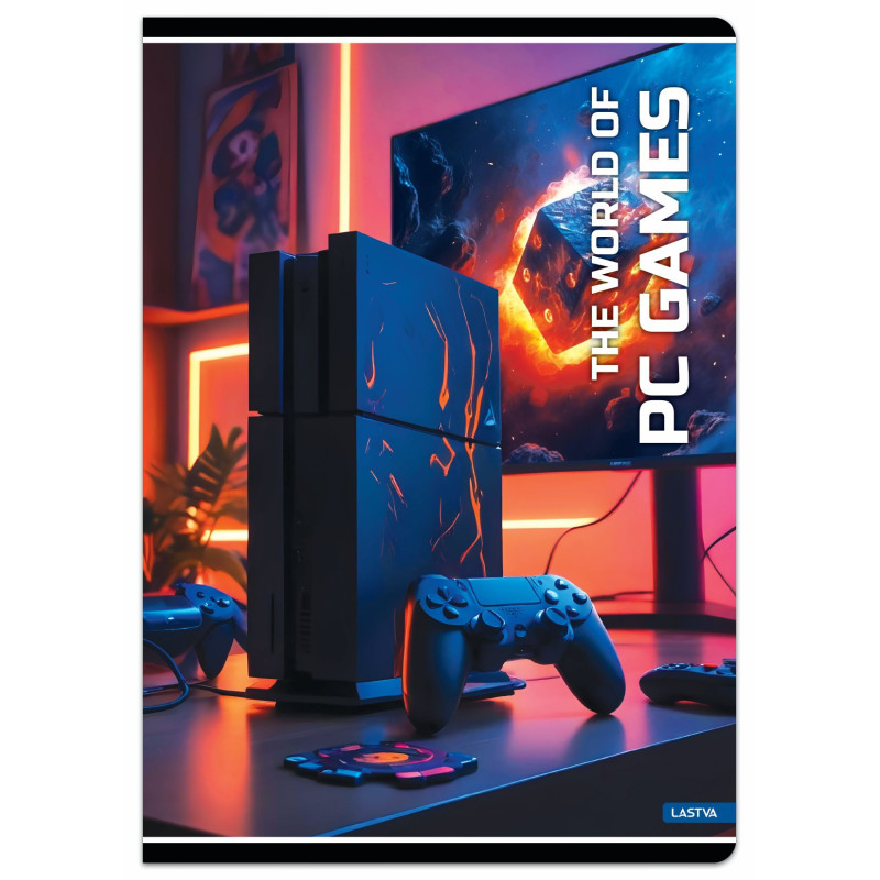 Sąsiuvinis A5 52lap 80g lang PC GAMES Sąsiuvinis A5 52lap 80g lang PC GAMES
