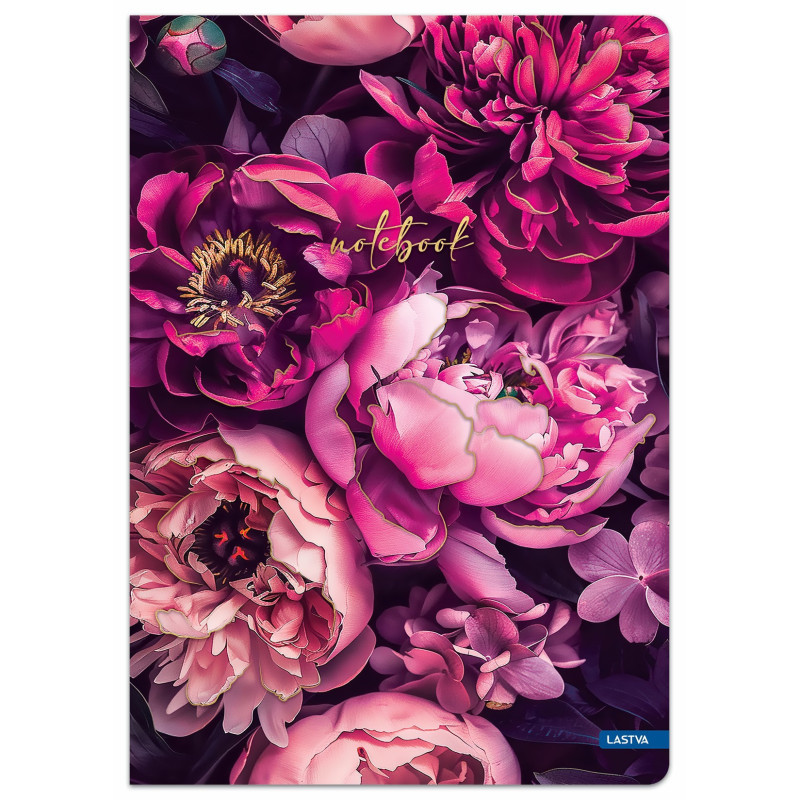 Sąsiuvinis A4 96lap 70g linija BLOOM