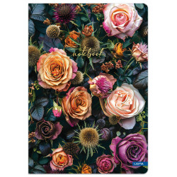 Sąsiuvinis A4 96lap 70g linija BLOOM