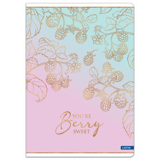 Sąsiuvinis A4 52lap 80g lang BERRY