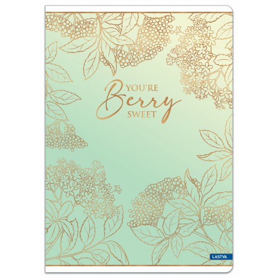 Sąsiuvinis A4 52lap 80g linija BERRY