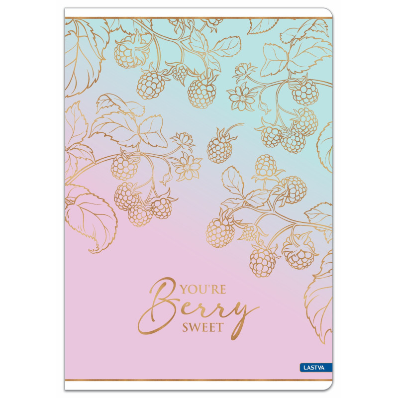 Sąsiuvinis A5 52lap 80g lang BERRY