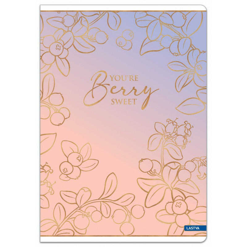 Sąsiuvinis(platus) A5 12lap 80g lang BERRY