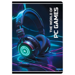 Sąsiuvinis(platus) A5 32lap 80g linija PC GAMES