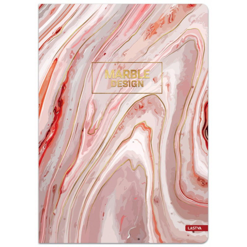 Sąsiuvinis(platus) A5 60lap 80g lang MARBLE