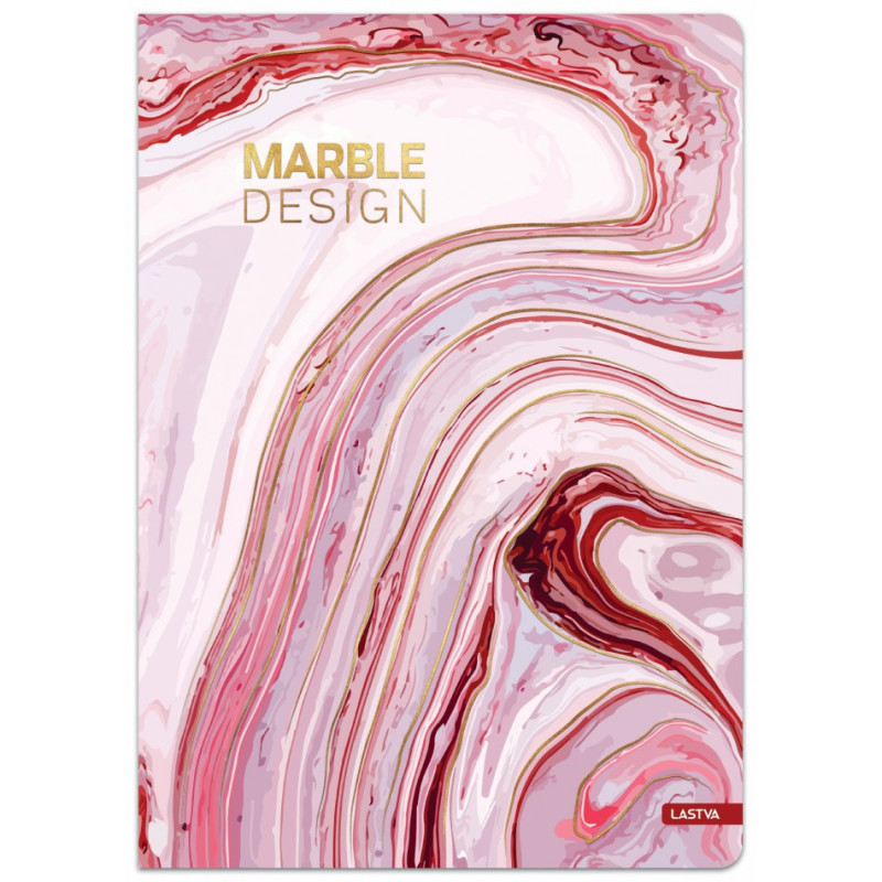 Sąsiuvinis(platus) A5 60'lap 80g linija MARBLE