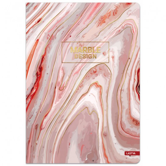 Sąsiuvinis(platus) A5 60'lap 80g linija MARBLE