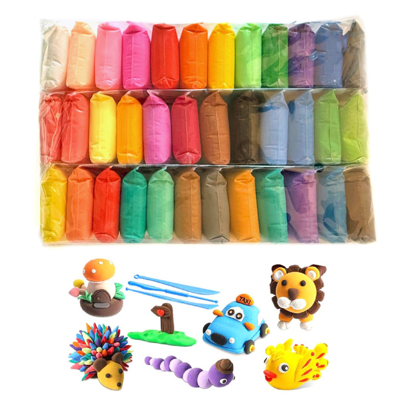 Plastilino polimerai modeliavimui 72sp