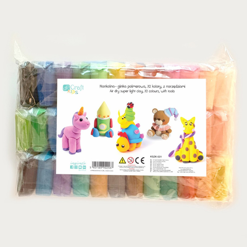 Plastilino polimerai modeliavimui 72sp Plastilino polimerai modeliavimui 72sp