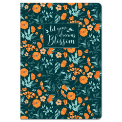 Knyga A5 96lap 80g linija SPRING Diary
