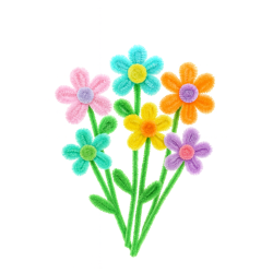 Dekor. vielutės MIX 30cm 300vnt