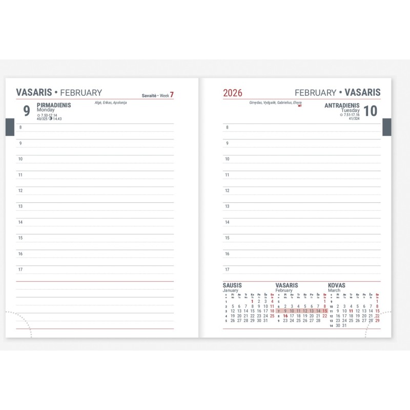 Darbo knyga JUNIOR CLASSIC A6 juoda