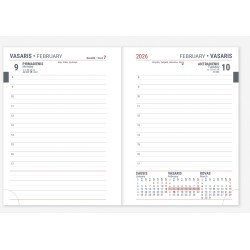 Darbo knyga JUNIOR CLASSIC A6 bordo