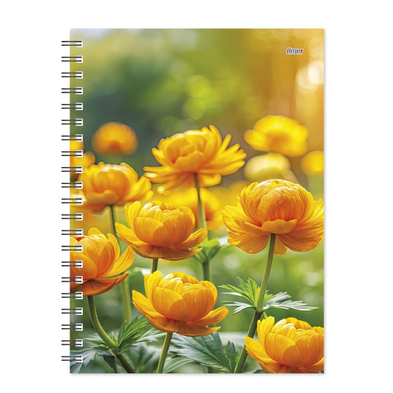 Darbo knyga B6 KANCLER SPIRAL globeflower