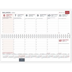 Kalendorius stalinis MEMO CARD spring emotion