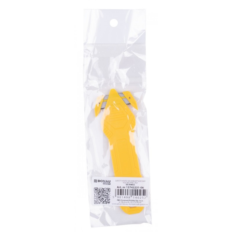 Maketavimo peiliukas DONAU SAFETY DS-NWO2 geltonas