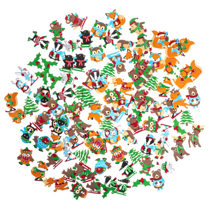 Lipdukai iš putų ŽIEMA 120vnt.