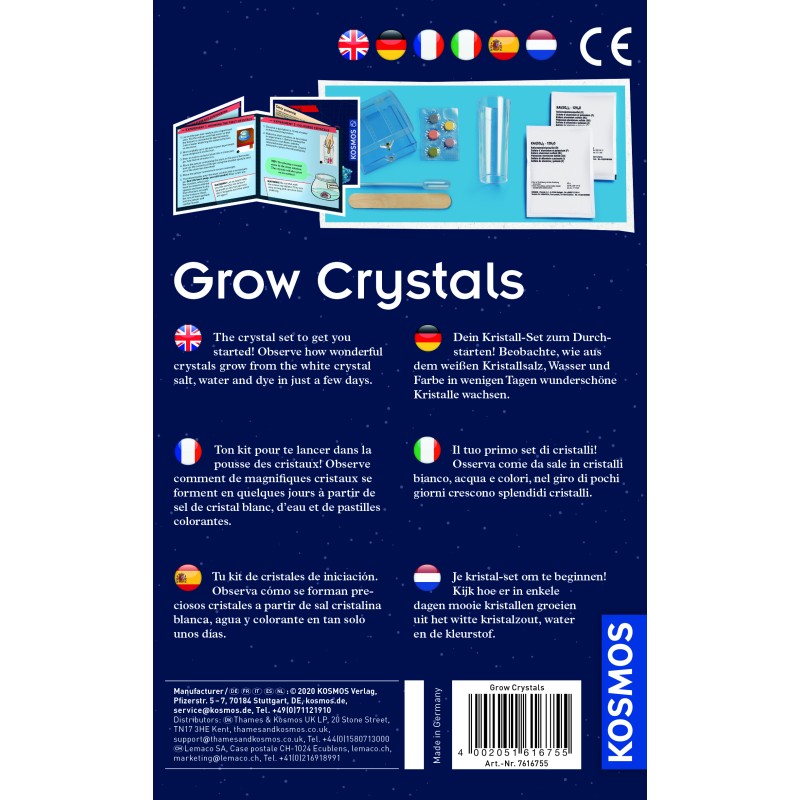 Lavinamasis rinkinys GROW CRYSTALS 10-14