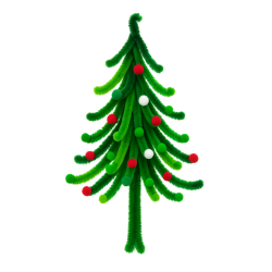 Poliesterio burbuliukai raudoni+balti+žali 1cm, 1000vnt