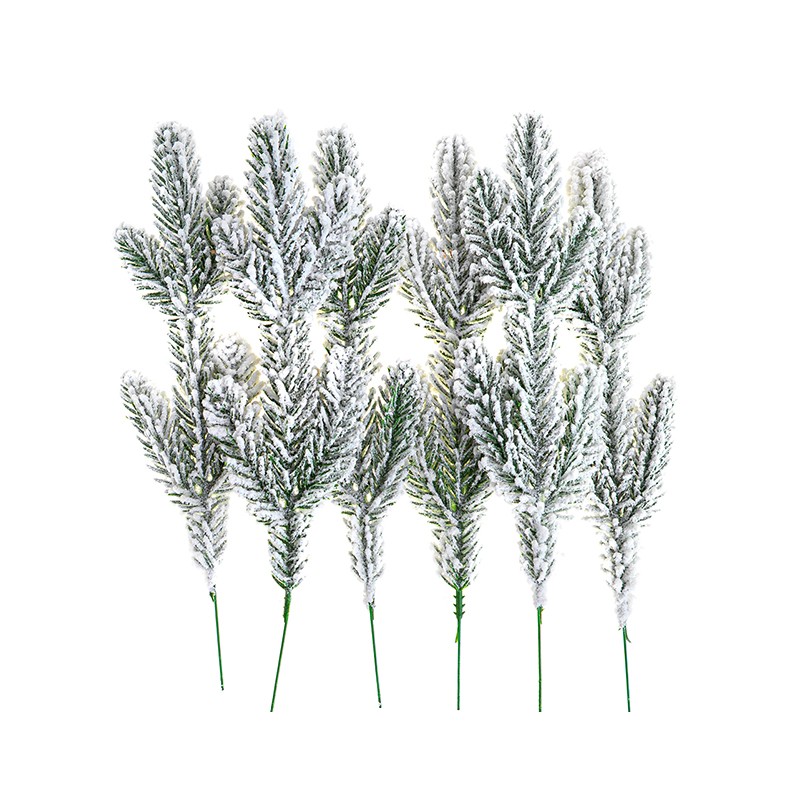 Dekoras PUŠŲ ŠAKELĖS 25cm, 6vnt.