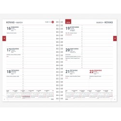 Darbo knyga A5 SPIREX WEEK  TREND magic