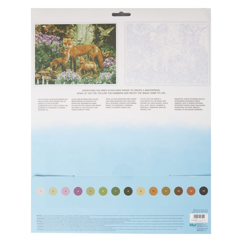 Tapyba pagal skaičius LAPIŲ ŠEIMYNA