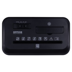 Dokumentų naikiklis OFFICE PRODUCTS A4, iki 10lap., 14l, juodas