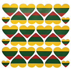 Lipdukai Lietuvos vėliava...