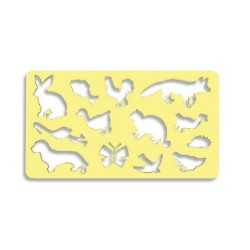 Trafaretas piešimui K-I-N...