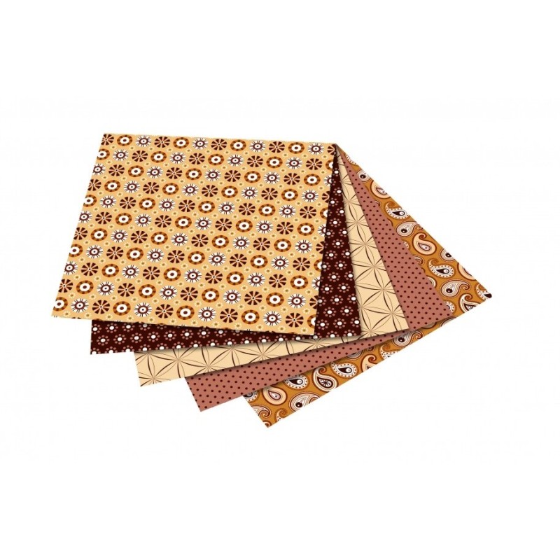 Origami 20x20/50l Folia rudi motyvai