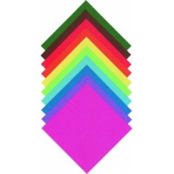 Origami 20x20/100l Folia įv.spalvų