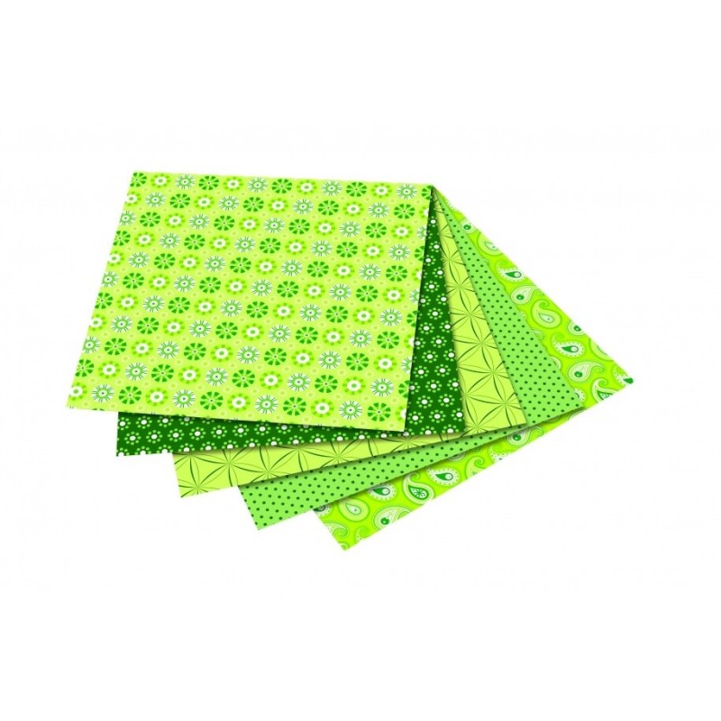 Origami 15x15/50l Folia 5 žali motyvai