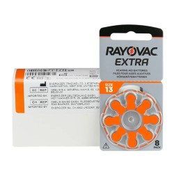 Elementai klausos aparatams RAYOVAC Extra, 13PR48, 8vnt