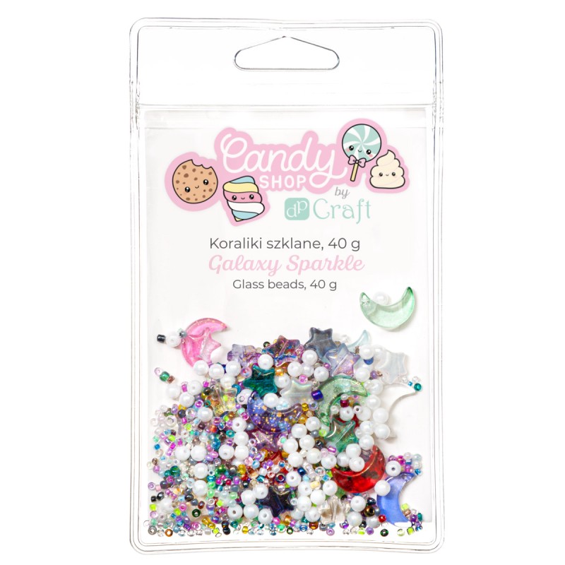 Karoliukai stikliniai GALAKTIKA 40g