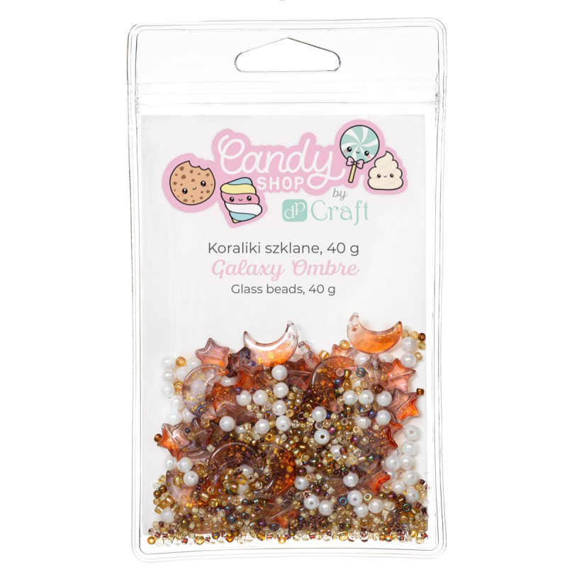 Karoliukai stikliniai GALAKTIKA 40g