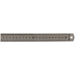 Plieninė liniuotė 20cm