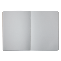 Knyga su gumute LIBRETA  A5 96lap lygiais lapais, smėlio sp.